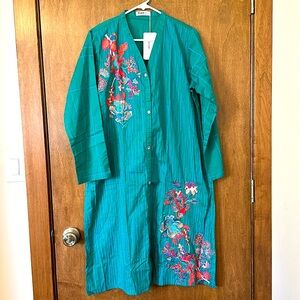 NWT Ideas Pret by Gul Ahmed Kurti with embroidery